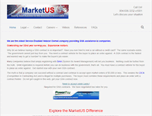 Tablet Screenshot of marketus.com